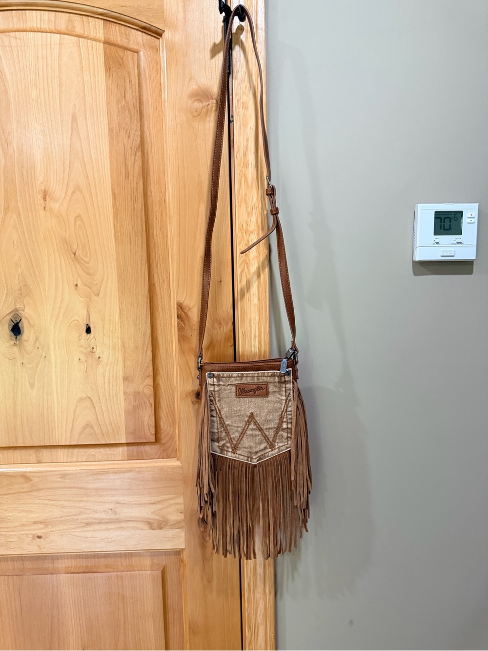 Wrangler fringe purse